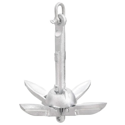 Anker Inklapbaar 0,7 Kg Smeedijzer Zilver 0.7 kg zonder touw