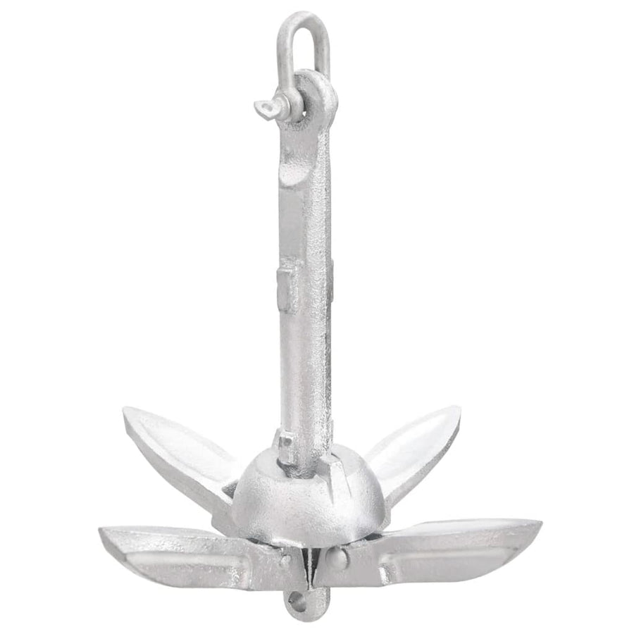 Anker Inklapbaar 0,7 Kg Smeedijzer Zilver 0.7 kg zonder touw