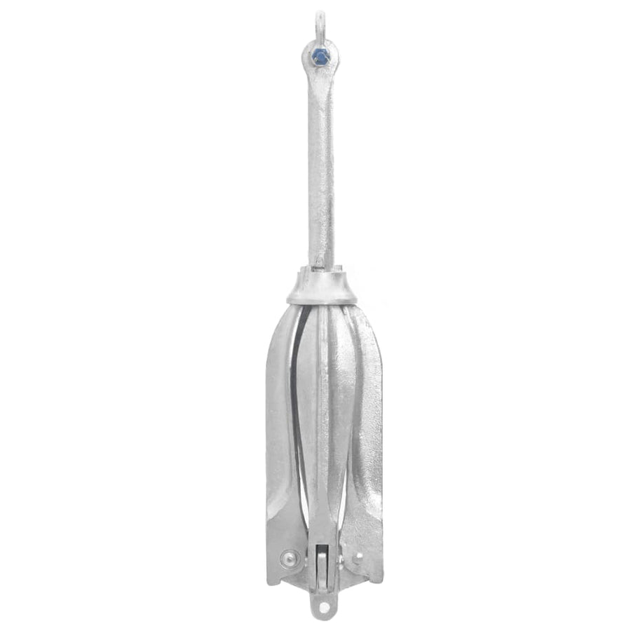 Anker Inklapbaar 2 Kg Smeedijzer Zilverkleurig 12 kg met touw