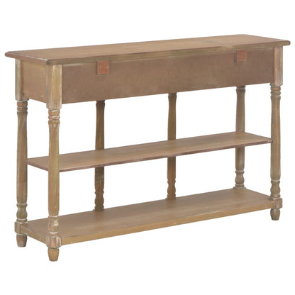 Wandtafel 110X30X76 Cm Bewerkt Hout