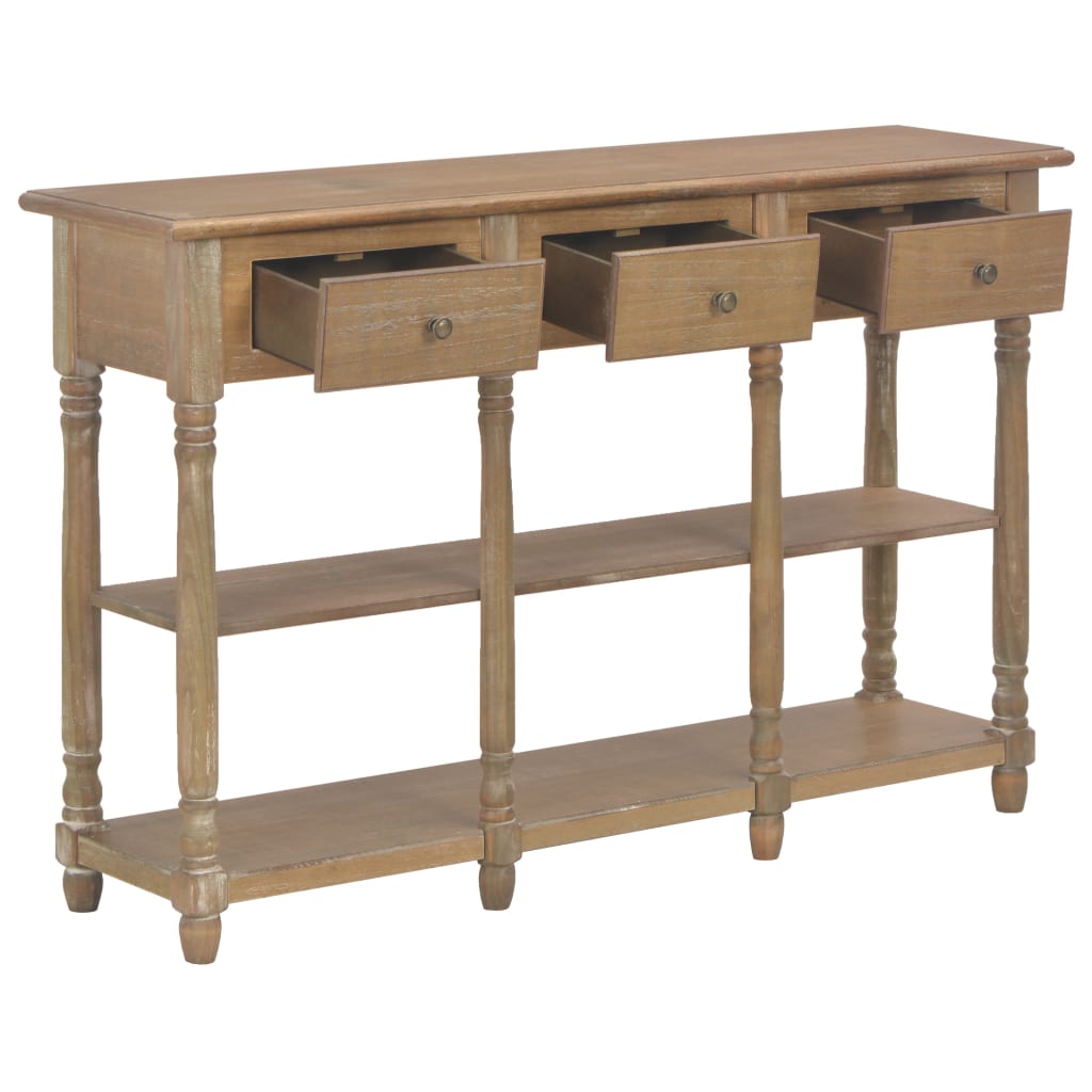 Wandtafel 110X30X76 Cm Bewerkt Hout