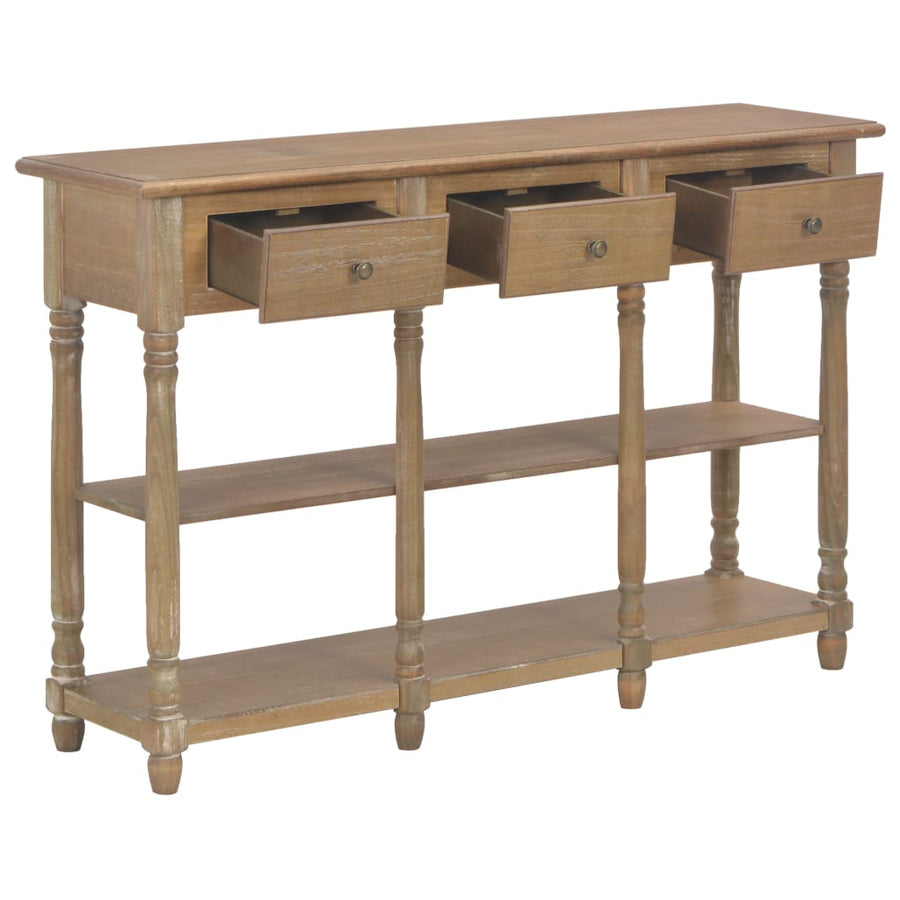 Wandtafel 110X30X76 Cm Bewerkt Hout