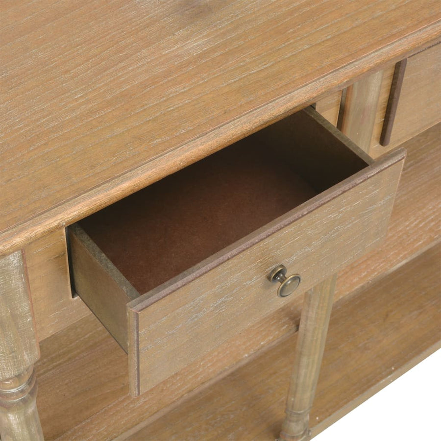 Wandtafel 110X30X76 Cm Bewerkt Hout