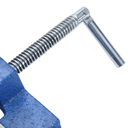 Bankschroef Voor Kolomboormachine Gietijzer Blauw 121 mm