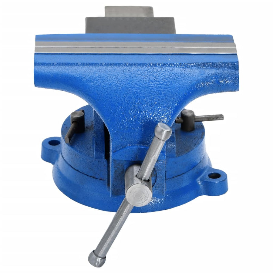 Bankschroef Gietijzer Blauw 150 mm