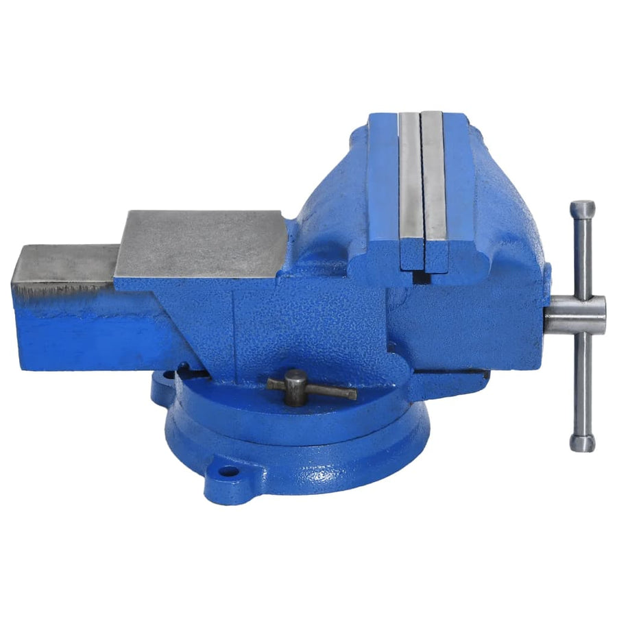 Bankschroef Gietijzer Blauw 150 mm