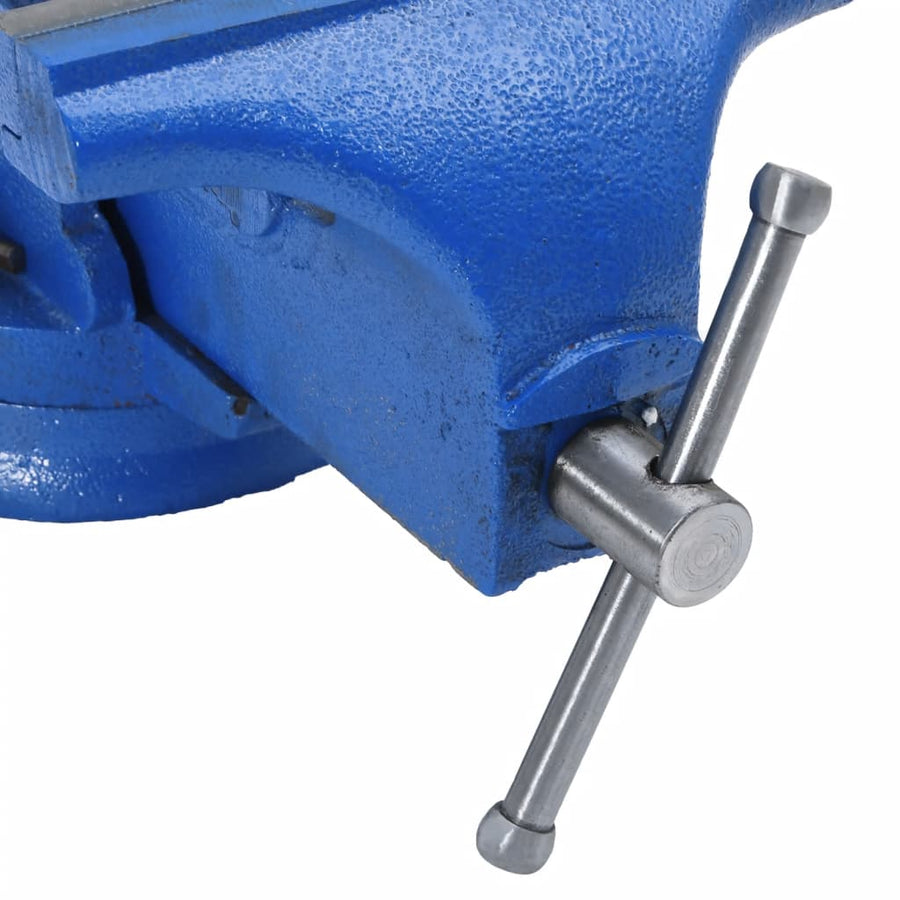 Bankschroef Gietijzer Blauw 150 mm