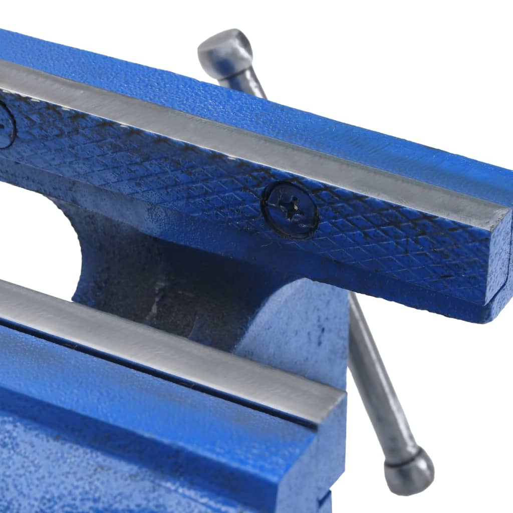 Bankschroef Gietijzer Blauw 150 mm