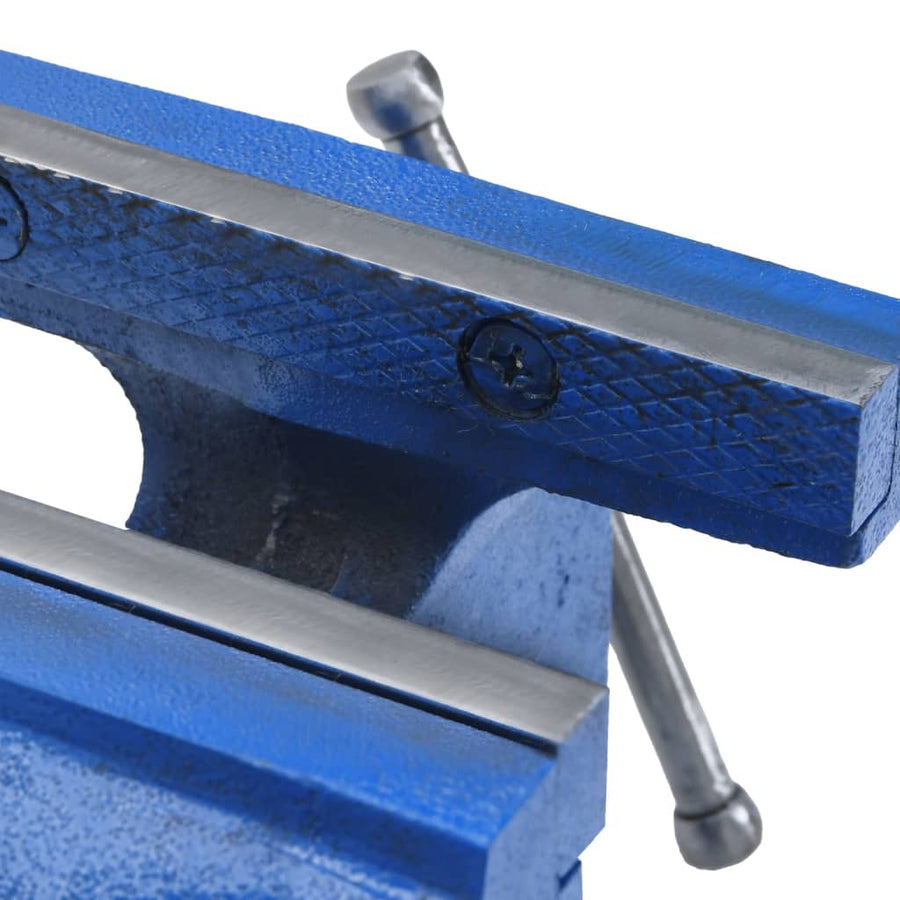 Bankschroef Gietijzer Blauw 150 mm