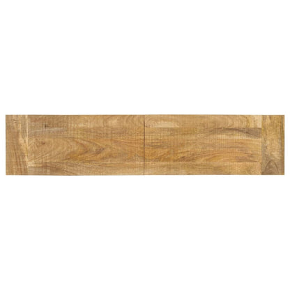 Bankje 160x35x45 cm massief mangohout