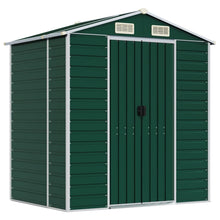 Tuinschuur Gegalvaniseerd Staal 191 x 130 x 198 cm Groen