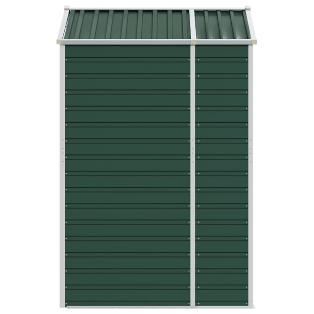 Tuinschuur Gegalvaniseerd Staal 191 x 130 x 198 cm Groen