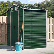 Tuinschuur 191x130x198 cm staal groen