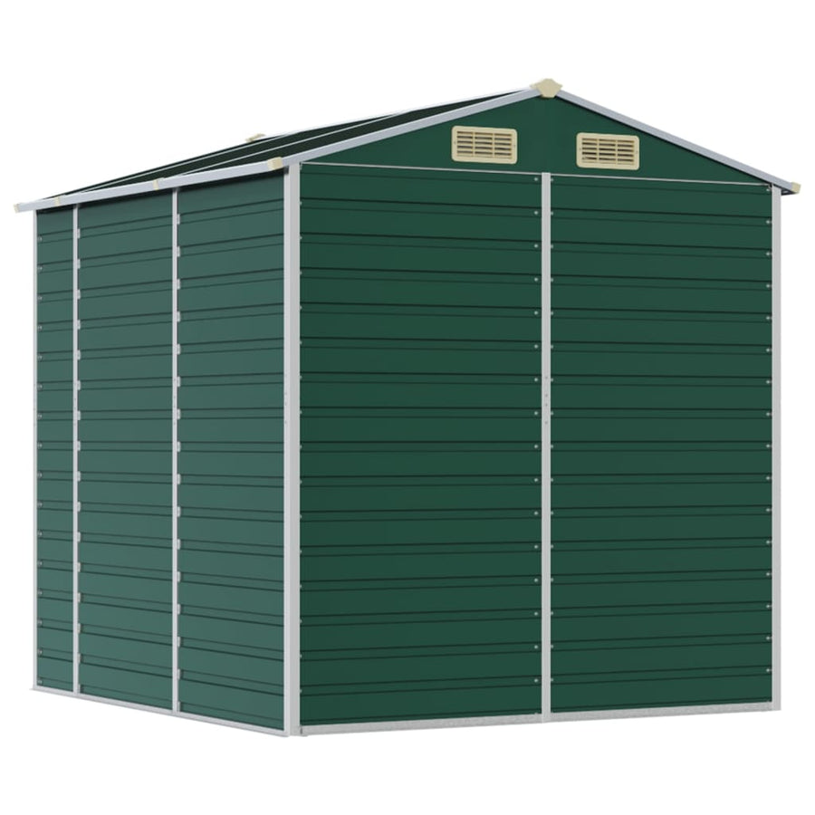 Tuinschuur 191X215X198 Cm Gegalvaniseerd Staal Groen