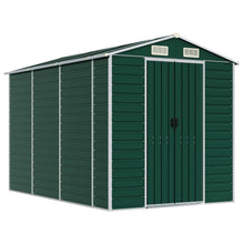Tuinschuur Gegalvaniseerd Staal 191 x 300 x 198 cm Groen