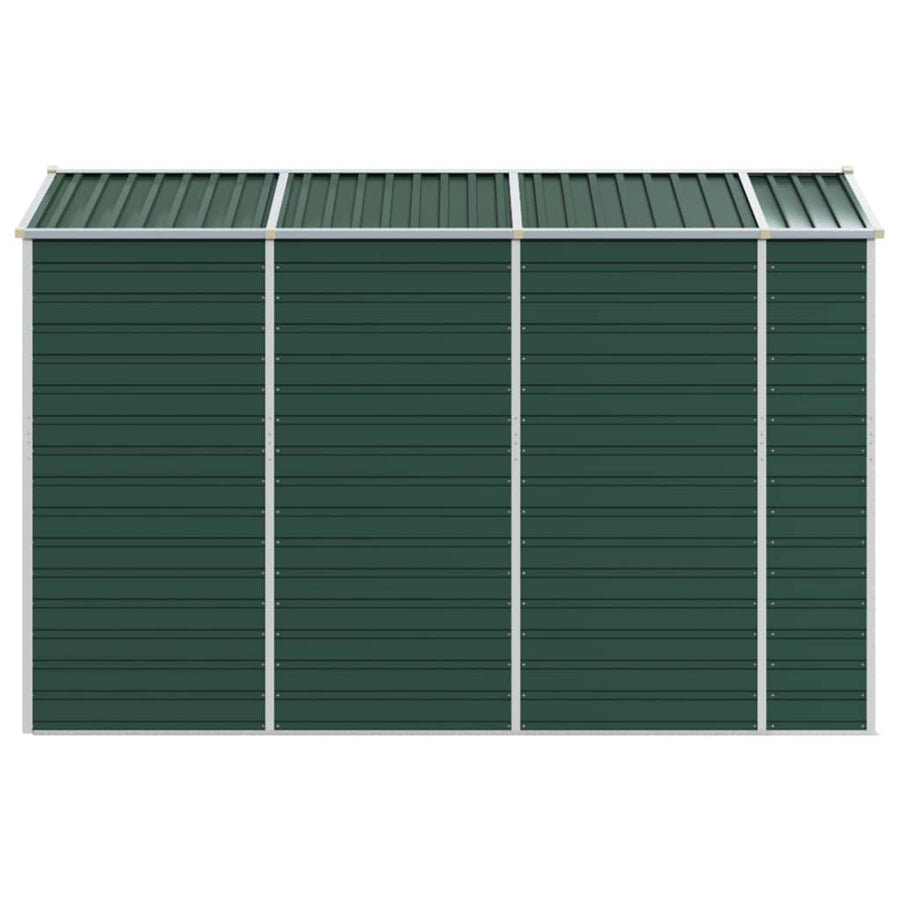 Tuinschuur Gegalvaniseerd Staal 191 x 300 x 198 cm Groen