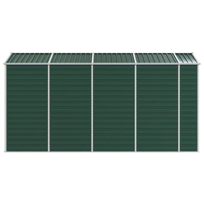 Tuinschuur 191X385X198 Cm Gegalvaniseerd Staal Groen