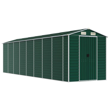 Tuinschuur Gegalvaniseerd Staal 191 x 725 x 198 cm Groen