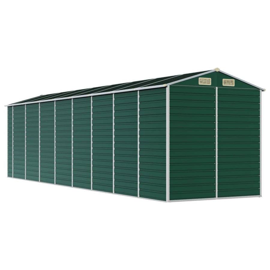 Tuinschuur Gegalvaniseerd Staal 191 x 725 x 198 cm Groen