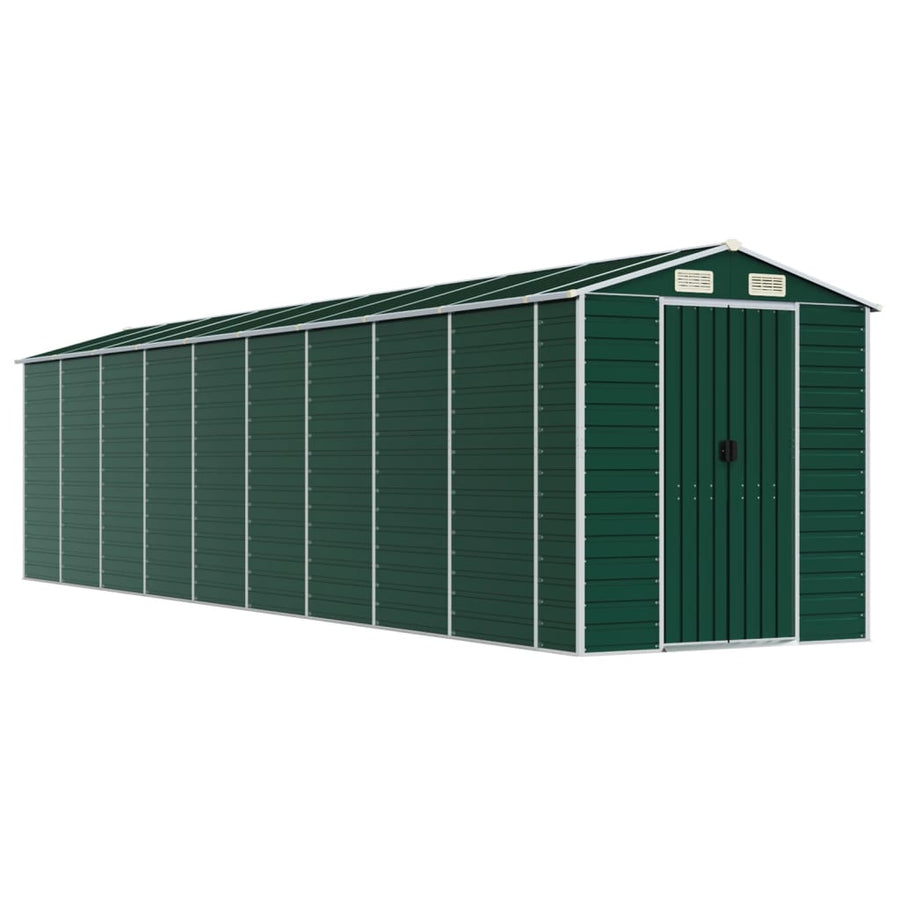 Tuinschuur 191X810X198 Cm Gegalvaniseerd Staal Groen