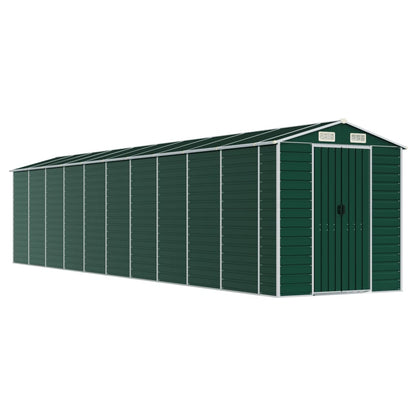 Tuinschuur Gegalvaniseerd Staal 191 x 895 x 198 cm Groen