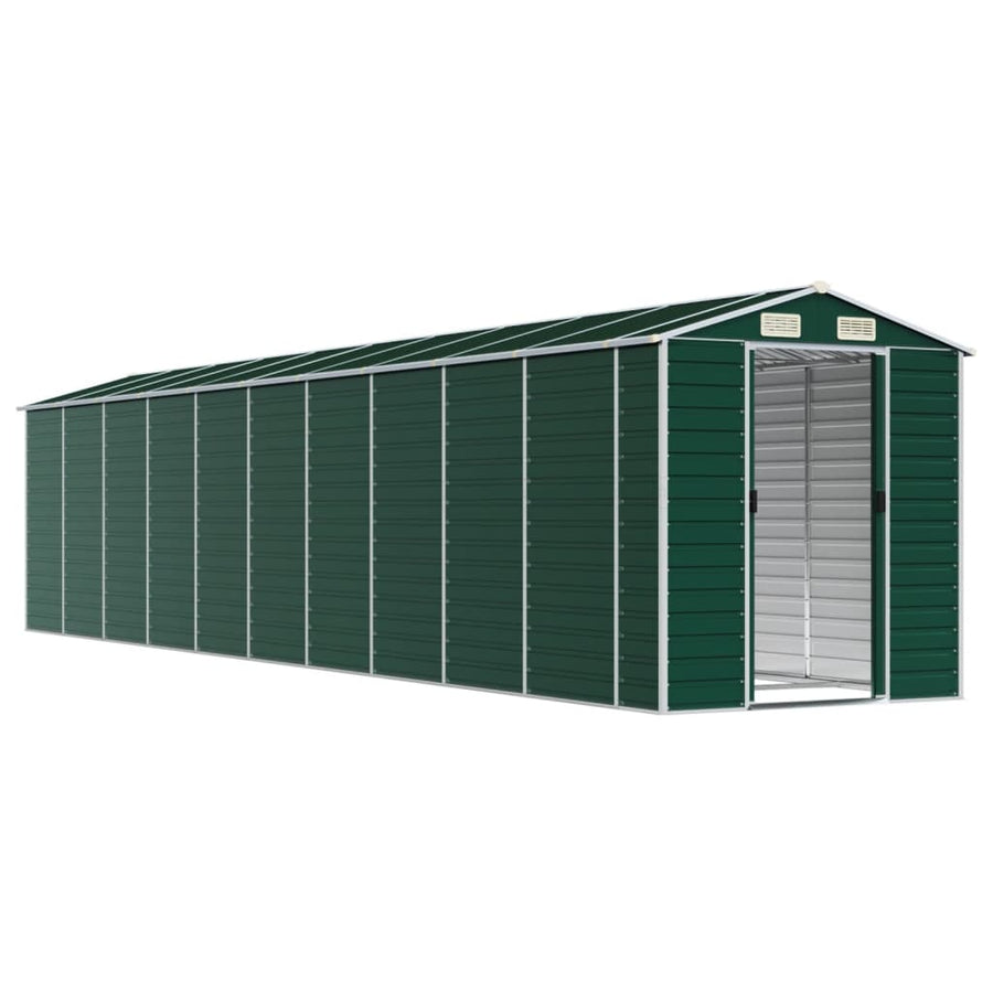 Tuinschuur Gegalvaniseerd Staal 191 x 895 x 198 cm Groen