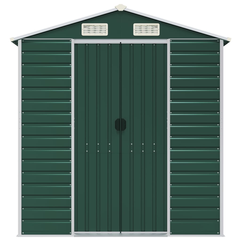 Tuinschuur Gegalvaniseerd Staal 191 x 895 x 198 cm Groen