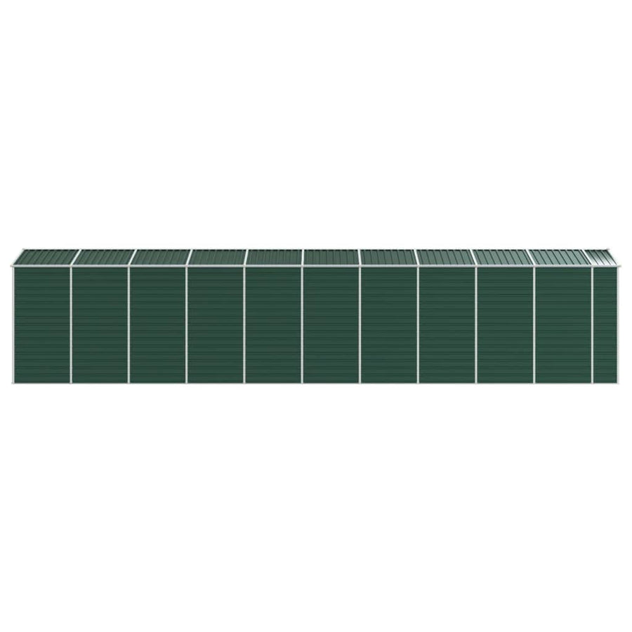 Tuinschuur Gegalvaniseerd Staal 191 x 895 x 198 cm Groen