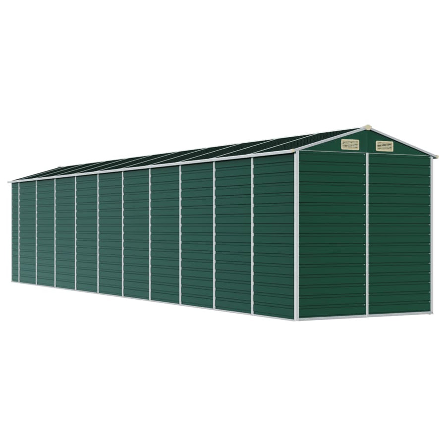 Tuinschuur Gegalvaniseerd Staal 191 x 895 x 198 cm Groen