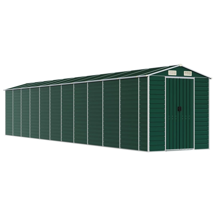 Tuinschuur 191X980X198 Cm Gegalvaniseerd Staal Groen
