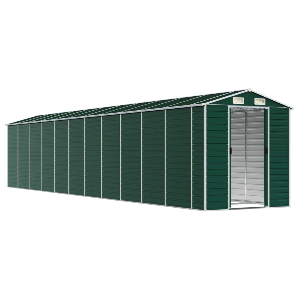 Tuinschuur 191X980X198 Cm Gegalvaniseerd Staal Groen