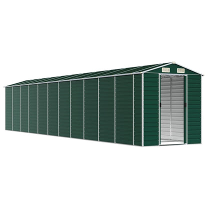 Tuinschuur 191X980X198 Cm Gegalvaniseerd Staal Groen