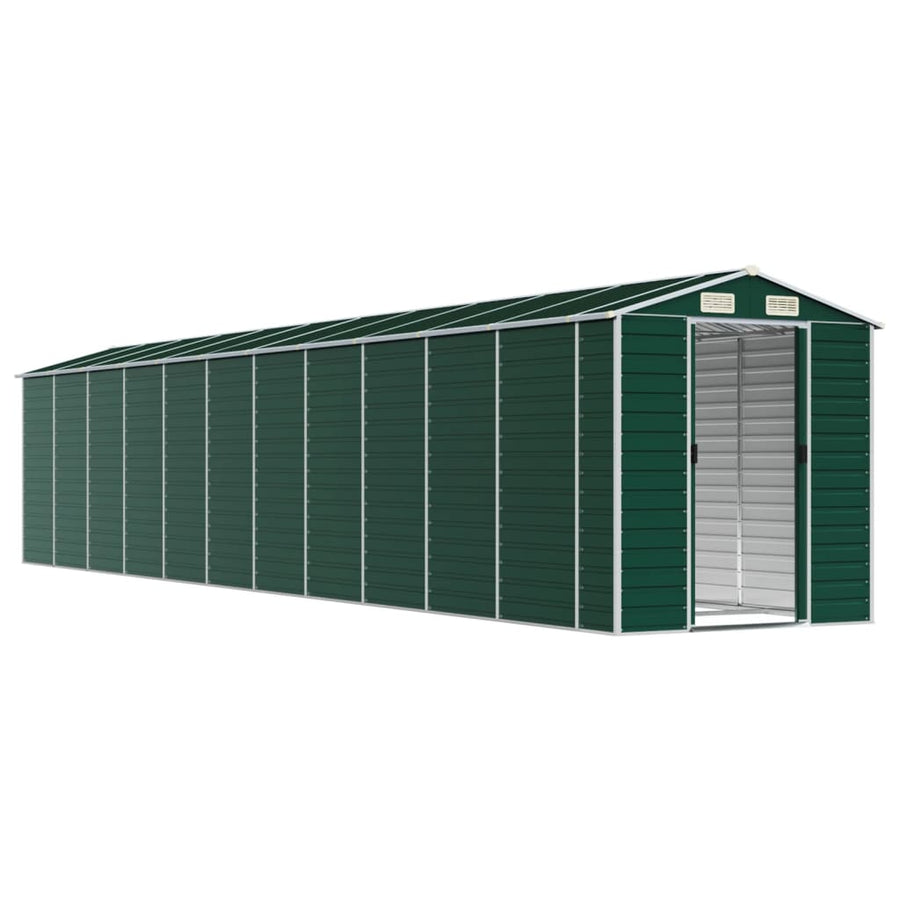 Tuinschuur 191X980X198 Cm Gegalvaniseerd Staal Groen