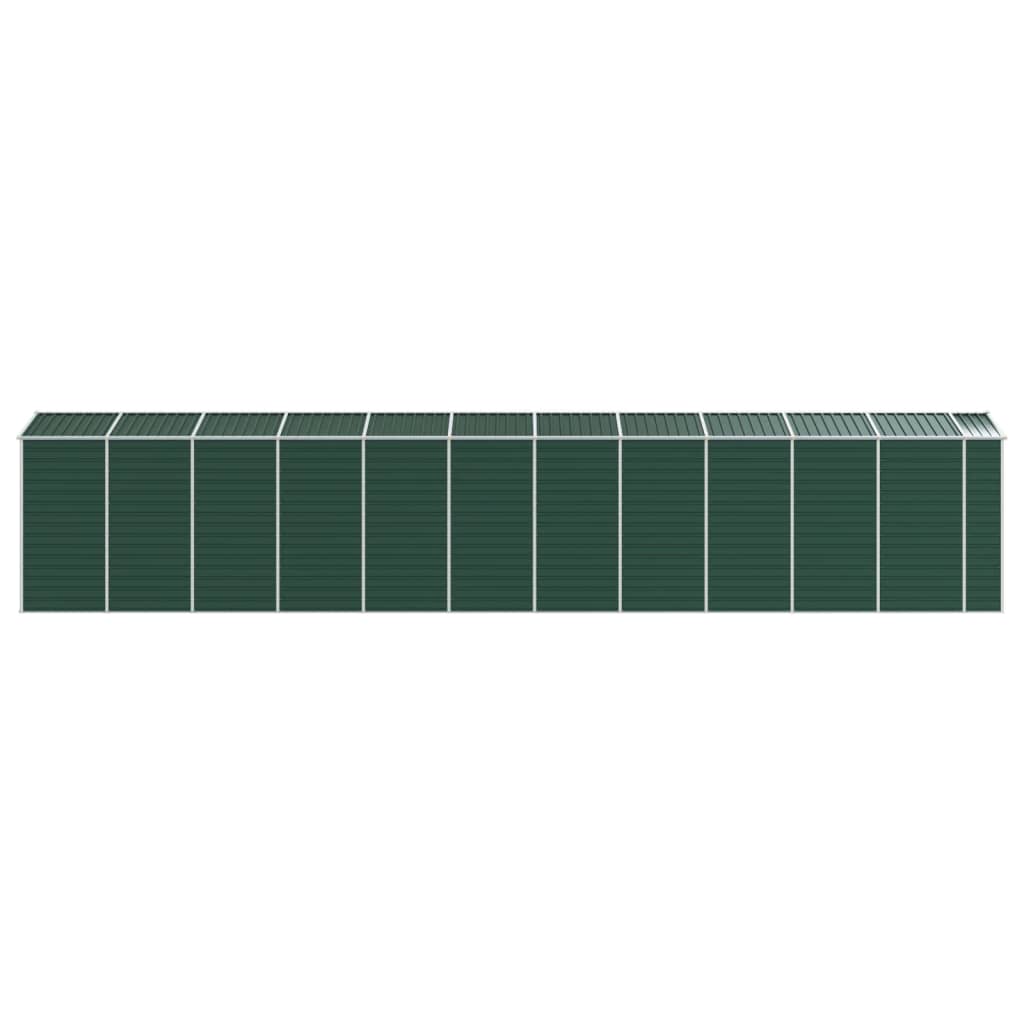 Tuinschuur 191X980X198 Cm Gegalvaniseerd Staal Groen