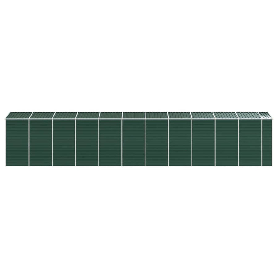 Tuinschuur 191X980X198 Cm Gegalvaniseerd Staal Groen
