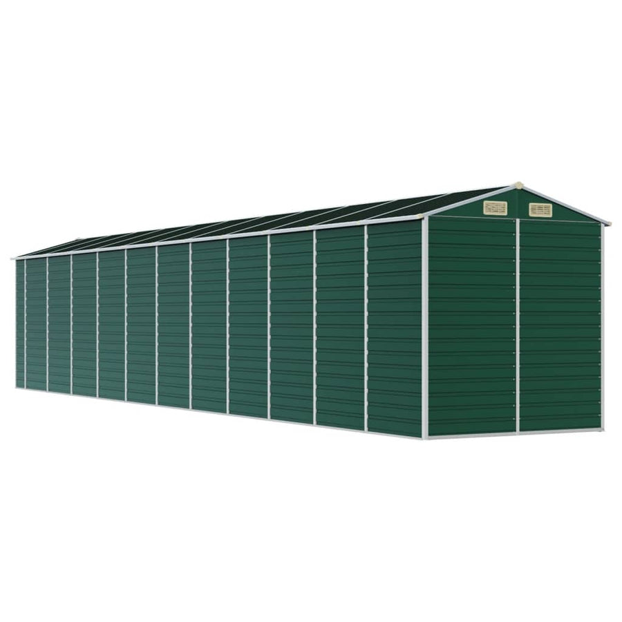 Tuinschuur 191X980X198 Cm Gegalvaniseerd Staal Groen