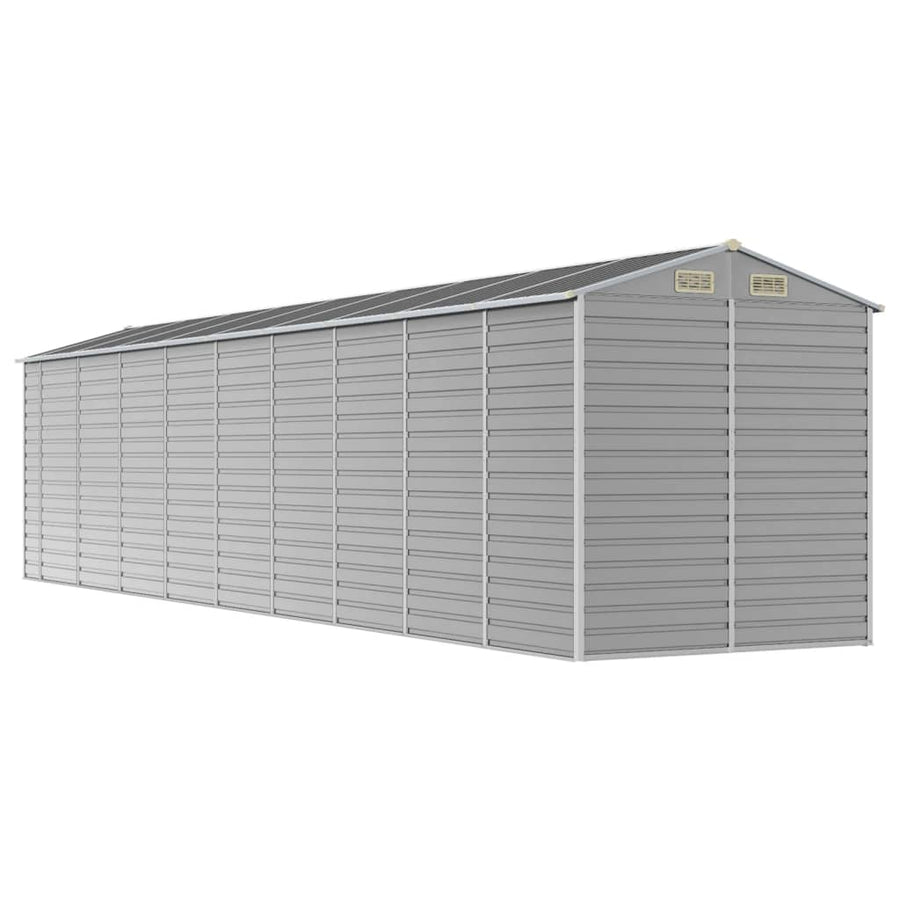 Tuinschuur Gegalvaniseerd Staal 191 x 810 x 198 cm Lichtgrijs