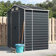 Tuinschuur 191x130x198 cm gegalvaniseerd staal antraciet