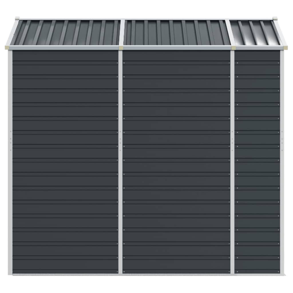 Tuinschuur Gegalvaniseerd Staal Kleurig 191 x 215 x 198 cm Antraciet