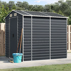 Tuinschuur 191x215x198 cm staal antraciet