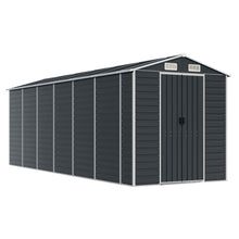 Tuinschuur 191X555X198 Cm Gegalvaniseerd Staal Antracietkleurig