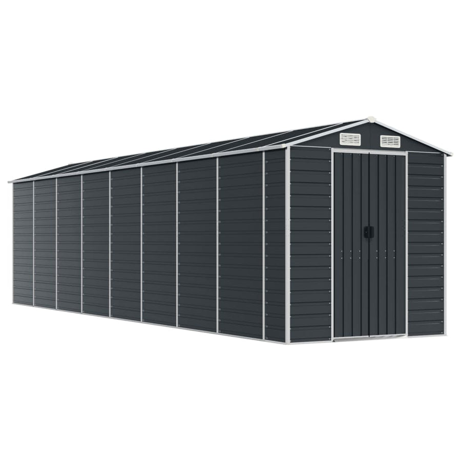 Tuinschuur 191X725X198 Cm Gegalvaniseerd Staal Antracietkleurig