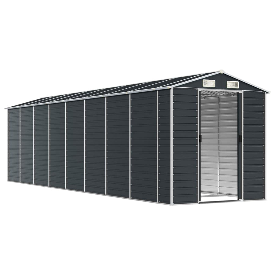 Tuinschuur 191X725X198 Cm Gegalvaniseerd Staal Antracietkleurig