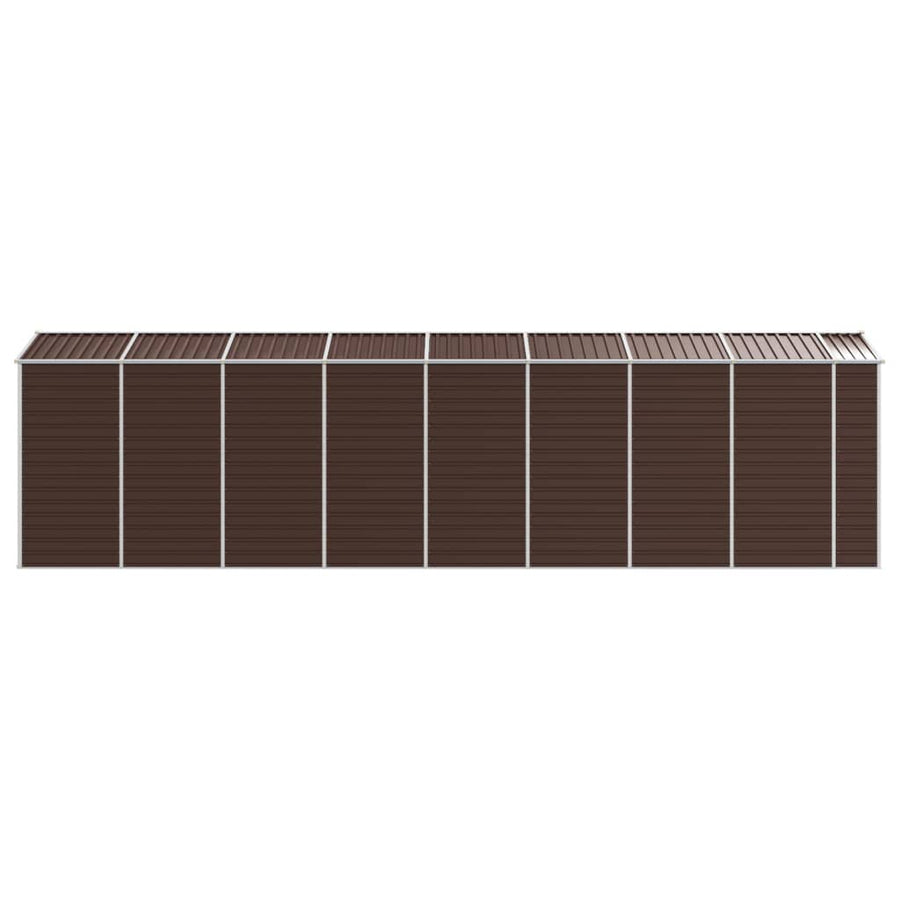 Tuinschuur Gegalvaniseerd Staal 191 x 725 x 198 cm Bruin
