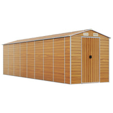 Tuinschuur Gegalvaniseerd Staal 191 x 725 x 198 cm Lichtbruin