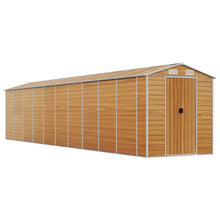 Tuinschuur Gegalvaniseerd Staal 191 x 895 x 198 cm Lichtbruin
