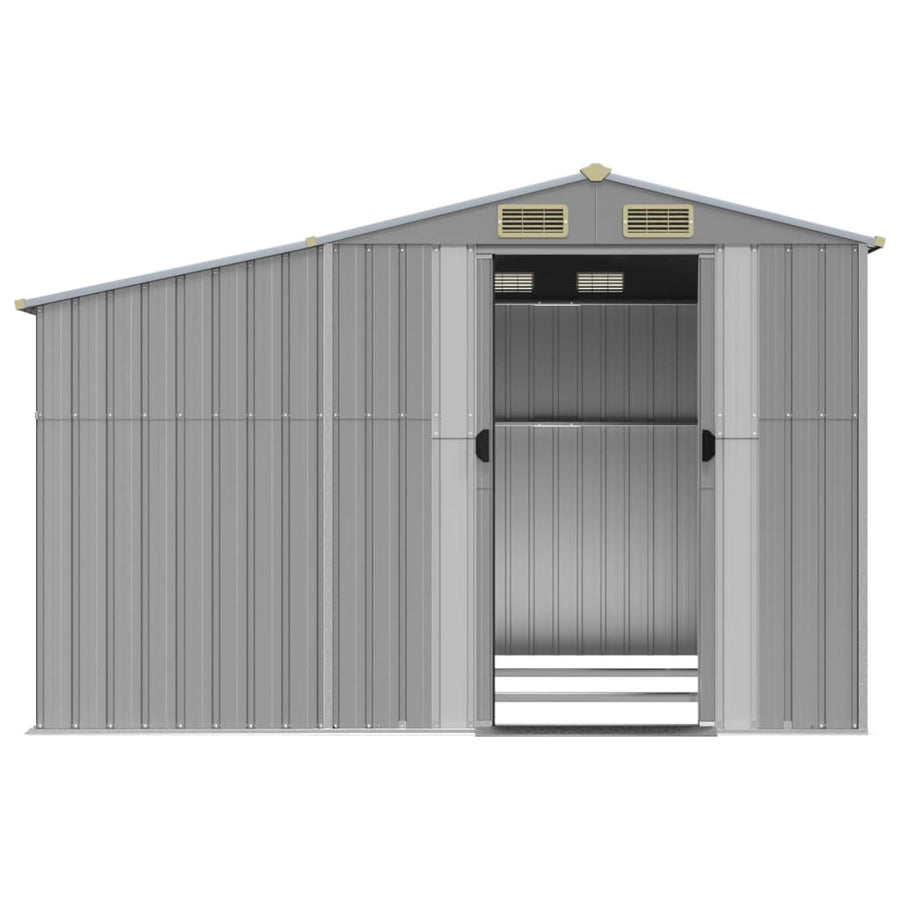 Tuinschuur Gegalvaniseerd Staal 277 x 279 x 179 cm Grijs