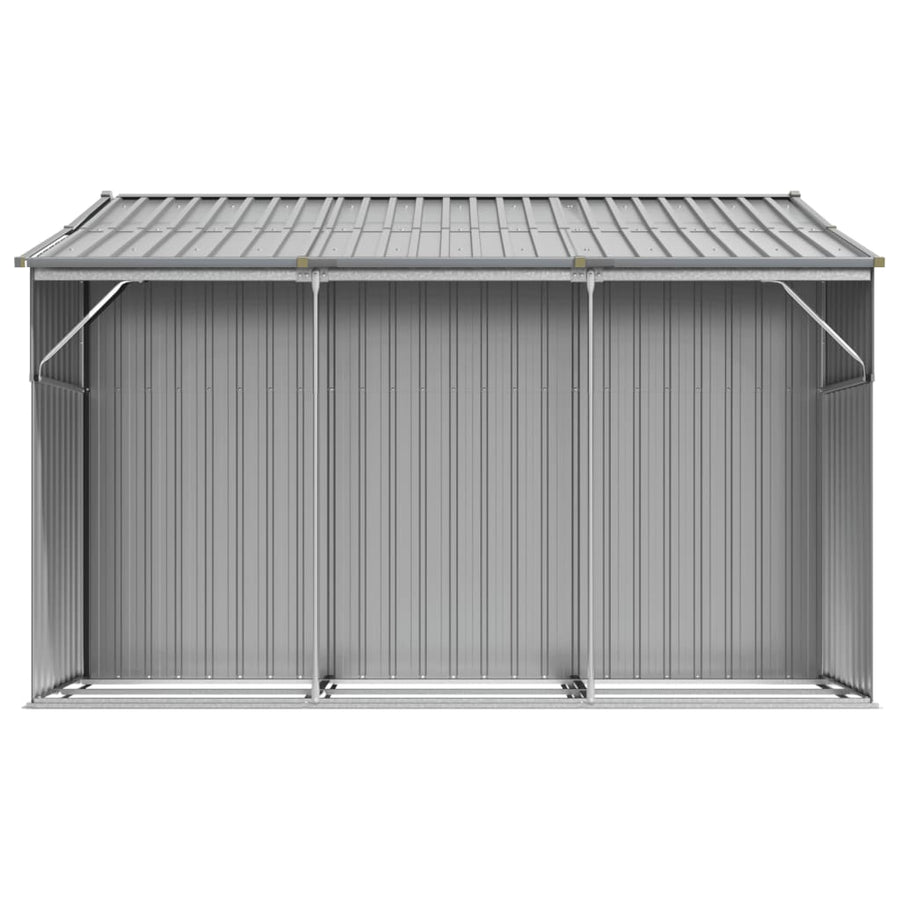 Tuinschuur Gegalvaniseerd Staal 277 x 279 x 179 cm Grijs