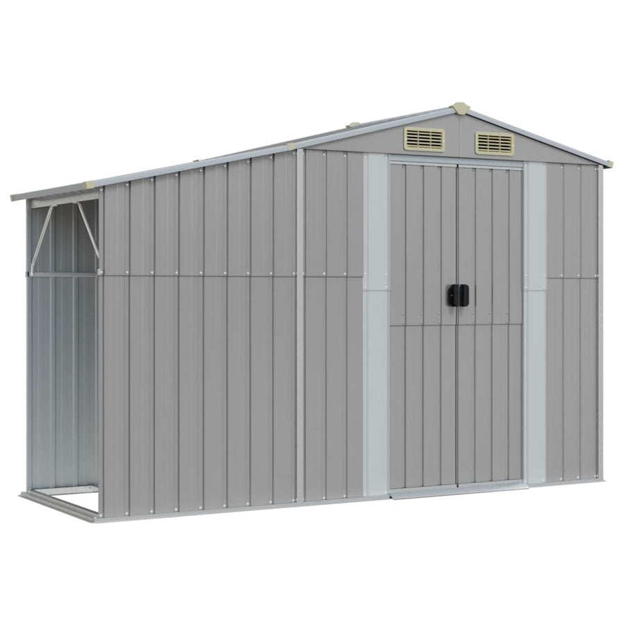 Tuinschuur Gegalvaniseerd Staal 277 x 279 x 179 cm Grijs