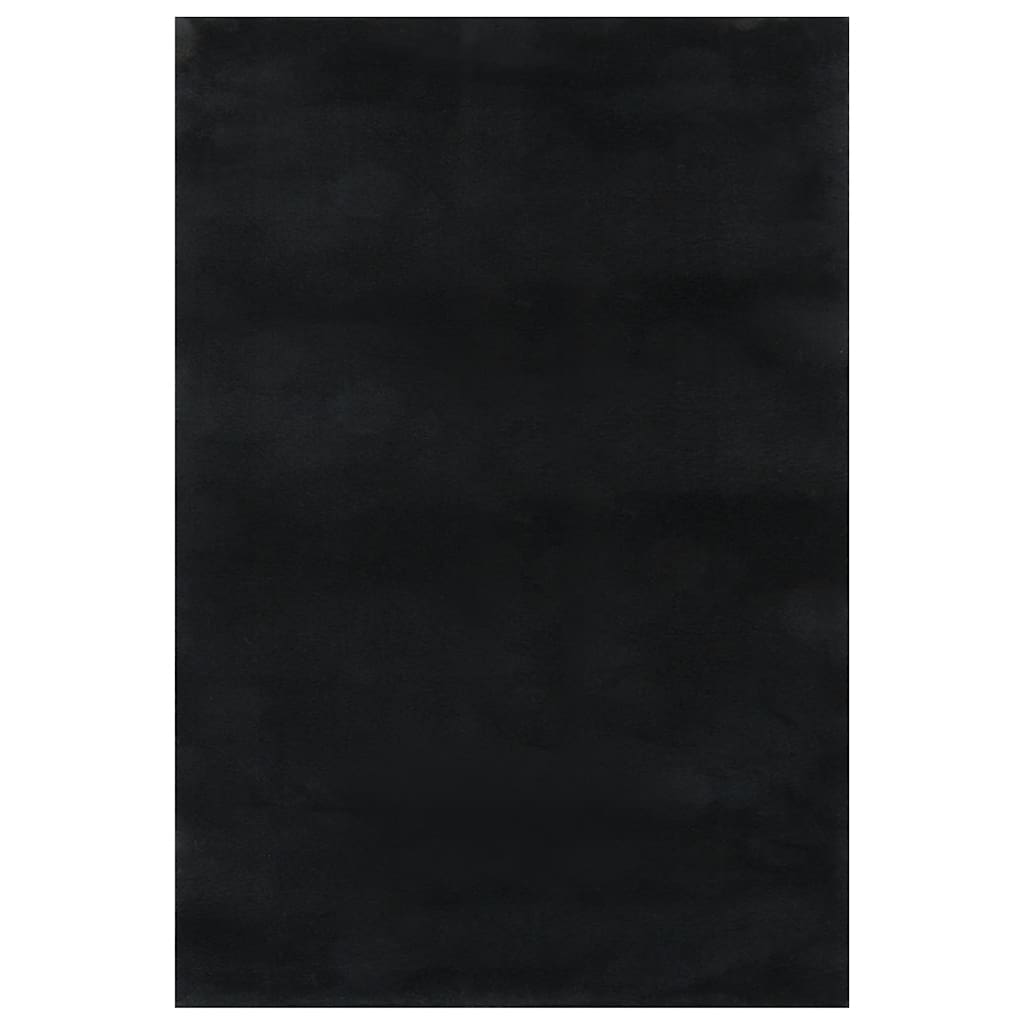 Vloerkleed shaggy zwart 240x305 cm polyester